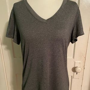 NWOT- “Champion” grey women’ athletic or casual V-neck. Sz M